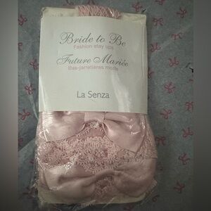 La Senza Pink Lace Bridal Panties